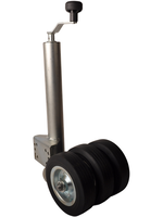 Cantonal Stützrad 60 mm rund - mit 3 Rädern - 250 kg