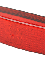 Cantonal Begrenzungsleuchte  rot LED 110x40 mm