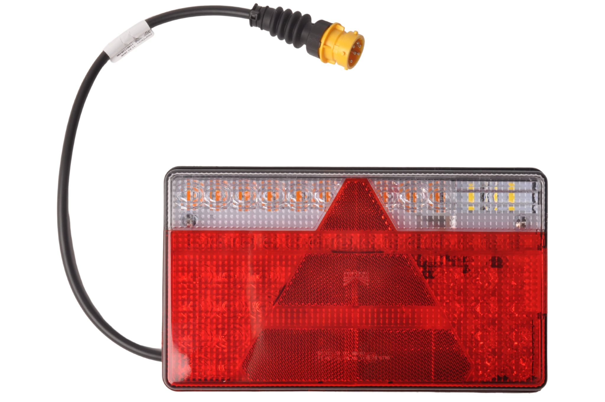 Aspock MultiLED 2 Rückleuchte links 240x140x54 mm - Voll-LED - 8-poliger Stecker mit 50 cm Kabel