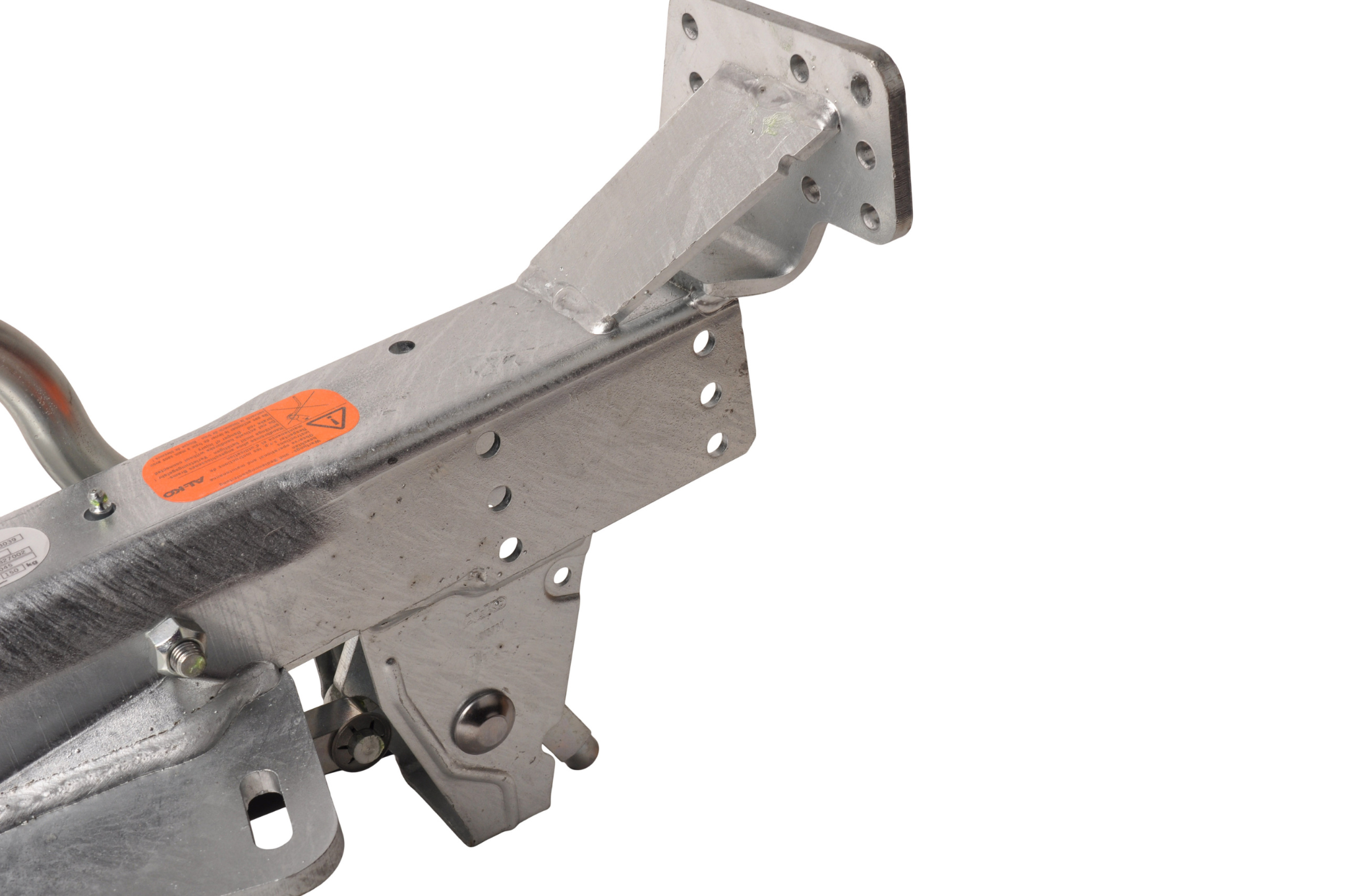 BPW Auflaufeinrichtung für Anhänger ZAF2,0-3 - 2000 kg maximale Zuglast - Aufbau - inklusive Stützradhalterung – Auflaufbremse
