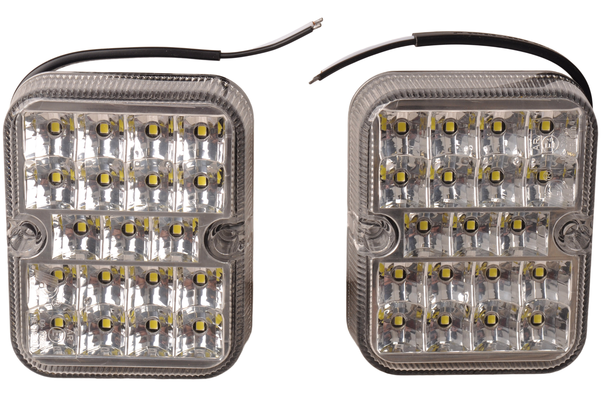 Set von 2 LED-Rückfahrlampen - 100x80x28 mm - LED