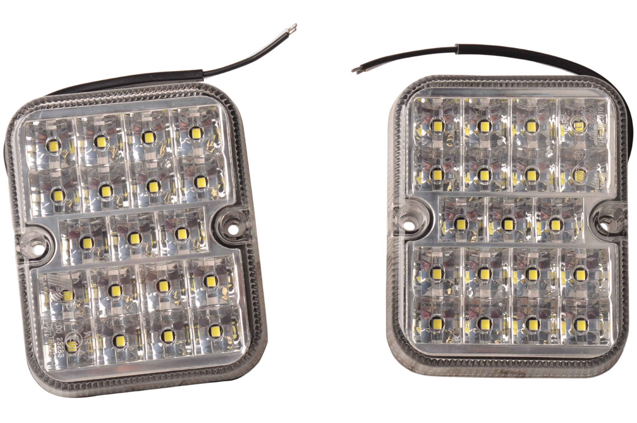 Set von 2 LED-Rückfahrlampen - 100x80x28 mm - LED