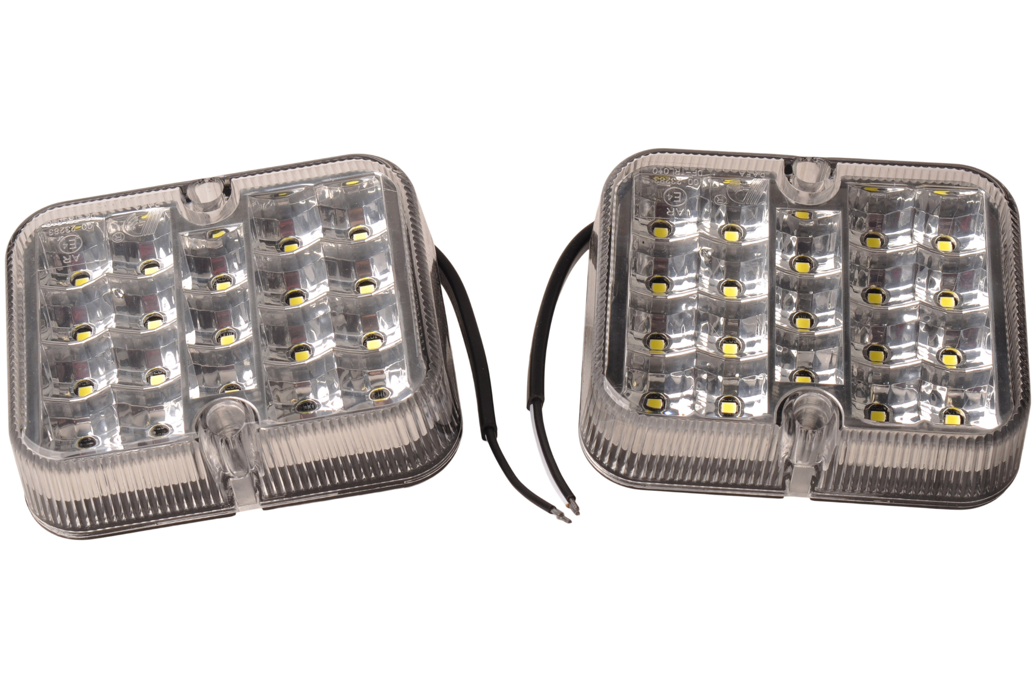 Set von 2 LED-Rückfahrlampen - 100x80x28 mm - LED