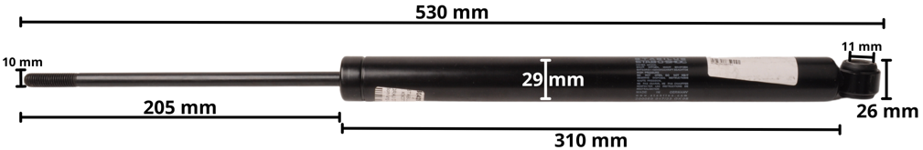 Auflaufdämpfer Stabilus KF17-20, KR20, KRV17-20 & KV20HV-A