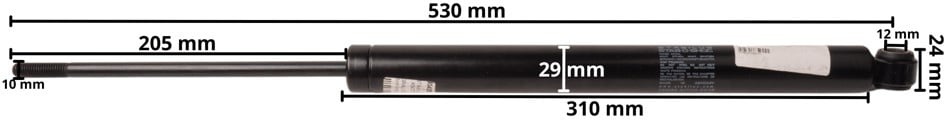 Auflaufdämpfer Stabilus KF17-20, KR20, KRV17-20 & KV20HV-A