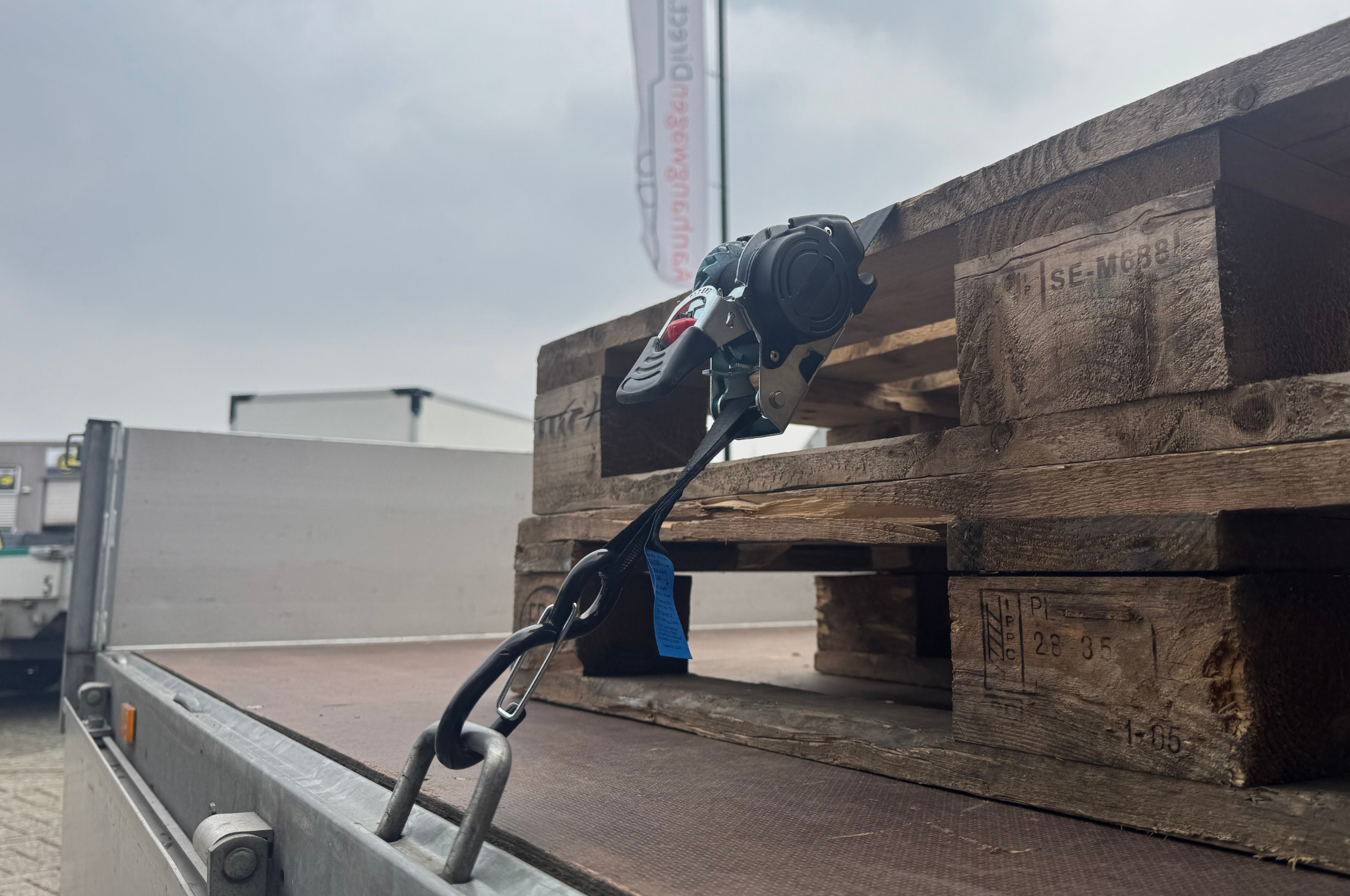 Set aus 2 spangurten automatisch - 300x5 cm - 1500 kg - Set mit 2 Stück