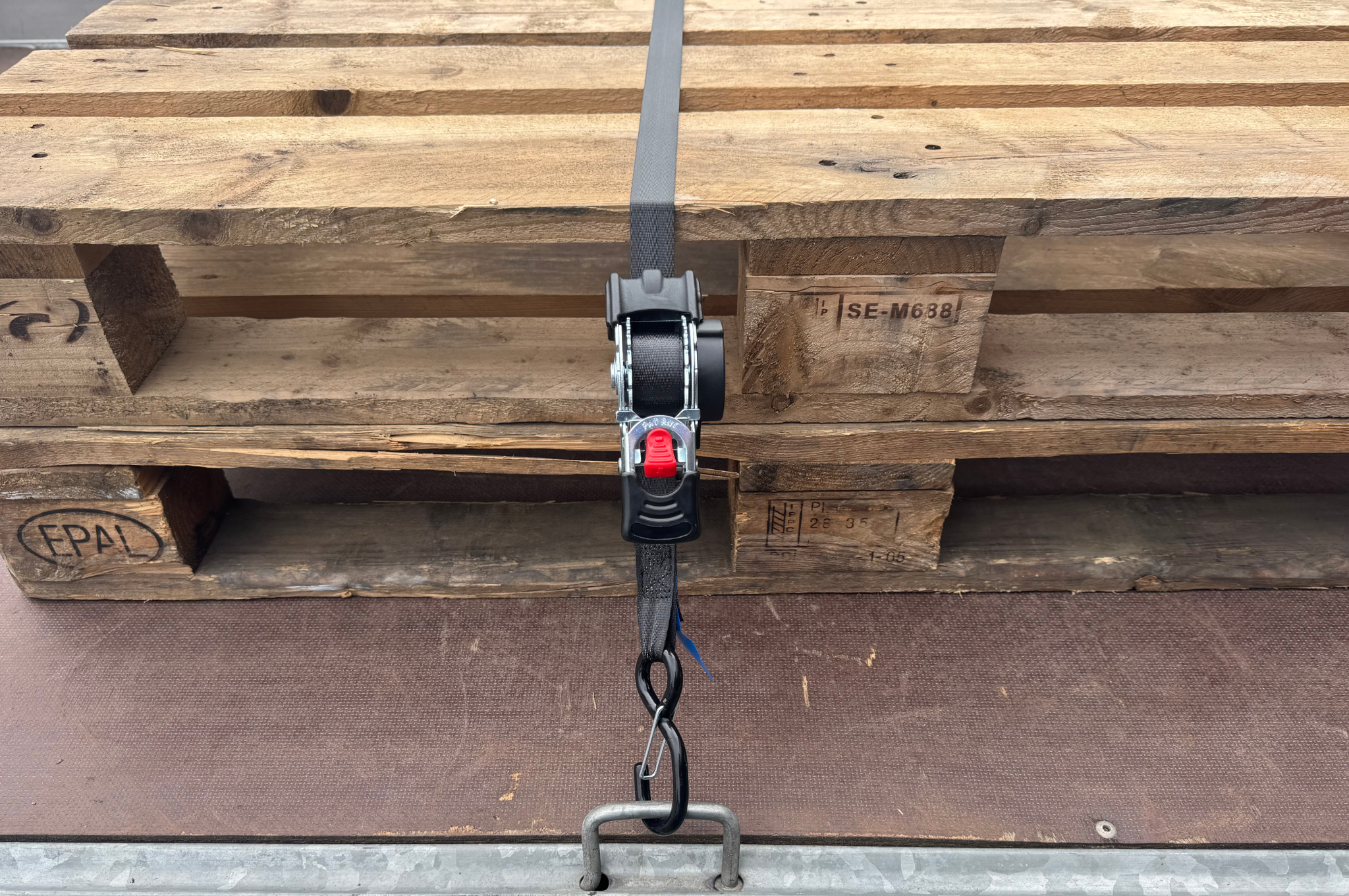 Set aus 2 spangurten automatisch - 300x5 cm - 1500 kg - Set mit 2 Stück