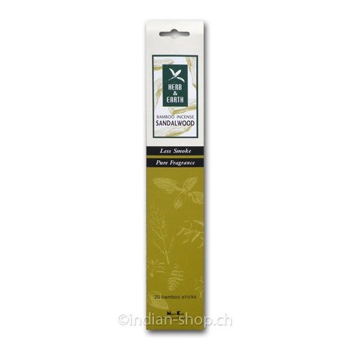 Nippon Kodo Herb & Earth Sandalwood 20 Stäbchen