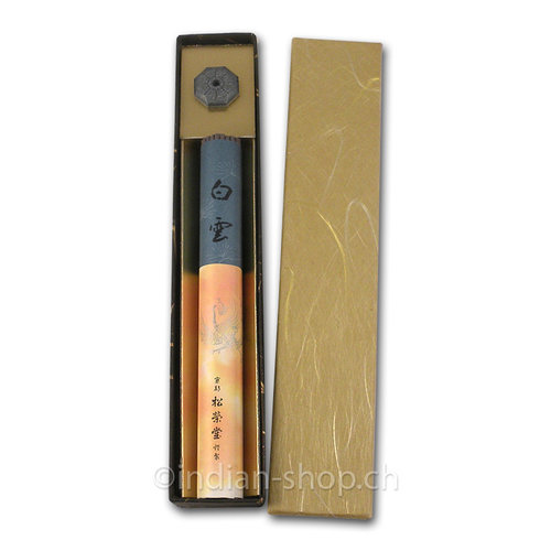 Shoyeido Haku-Un Gift Box - 40 Sticks and Incense Holder