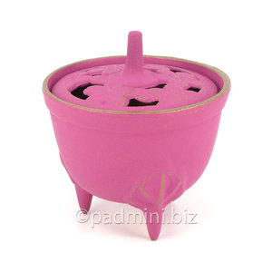 Iwachu Cast Iron Incense Burner Pink