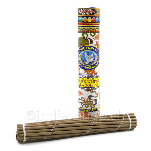 Pure White Sandalwood Traditional Bhutanese Incense