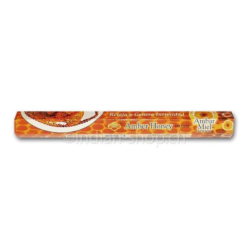 Sandesh Amber-Honey 20 Bâtonnets - Encens Ambre-Miel