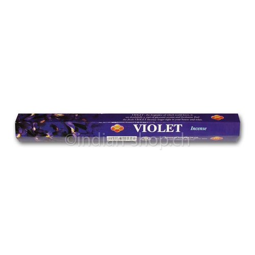 Sandesh Violet 20 Stäbchen - Veilchen - SAC Agarbathi