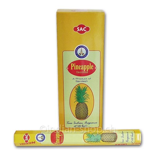 Sandesh Pineapple 20 Sticks - SAC Indian Incense