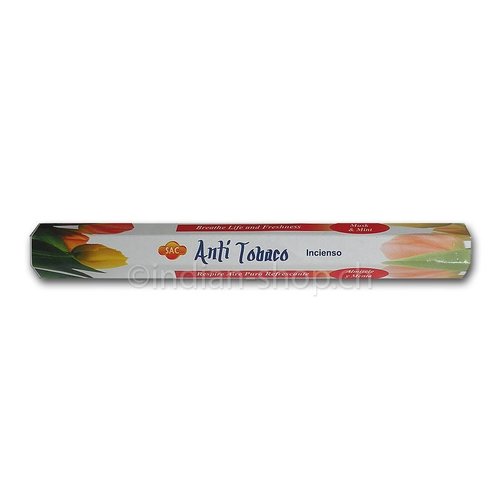 Sandesh Anti-Tabacco 20 Sticks - Musk and Mint Incense