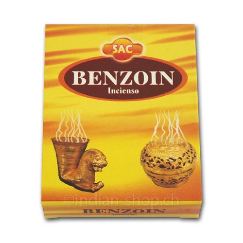 Sandesh Benzoin 10 Räucherkegel - Benzoe - SAC Agarbathi