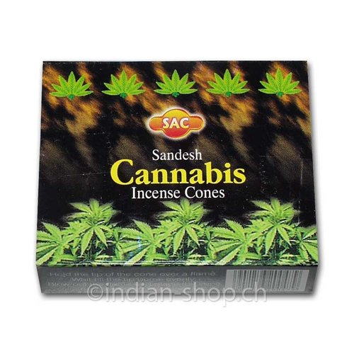 Sandesh Cônes d'Encens SAC Cannabis