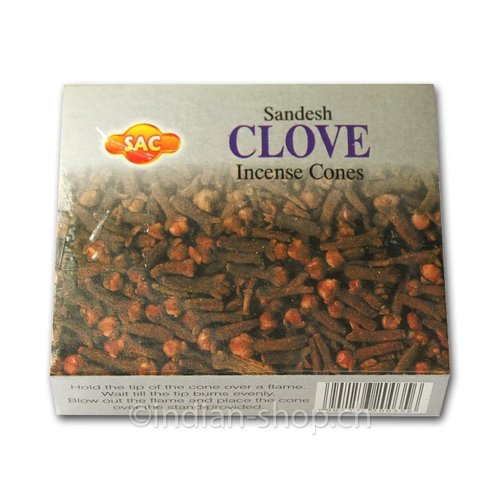 Sandesh Cônes SAC Clove - Encens Parfum Clou de Girofle