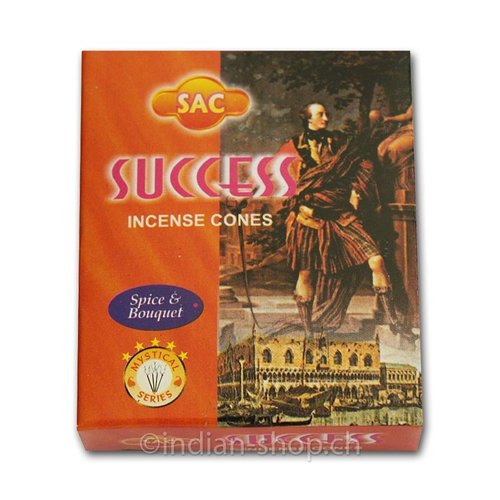 Sandesh Success 10 Räucherkegel- SAC Agarbathi
