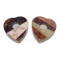 Speckstein Räucherhalter Herz