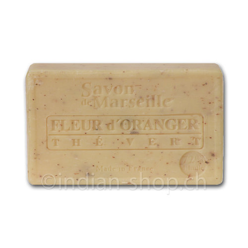 Le Chatelard Perfumed Marseille Soap - Orange Flower and Green Tea