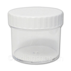 Clear Polystyrene Jar