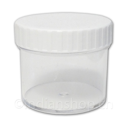 Clear PS Jar with Screw Cap 100ml