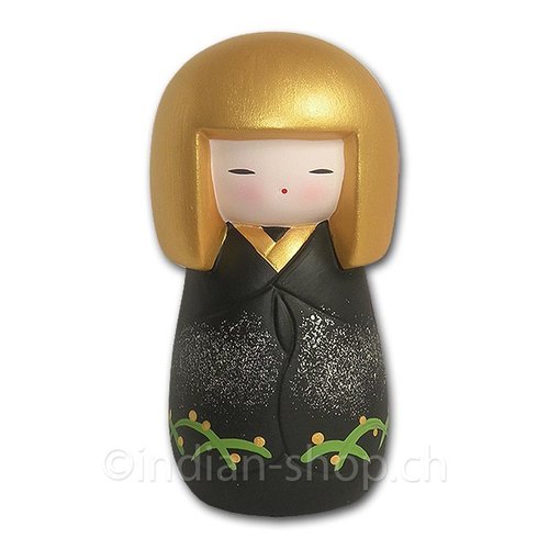 Kokeshi-Puppe Blonde Haare 9.5 cm