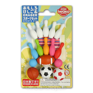 Iwako Iwako Erasers Sports Set