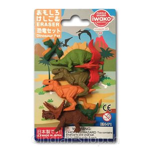 Iwako Iwako Radiergummi Dinosaurier Set