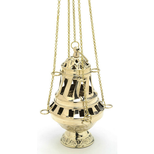 Metal Censer - Thurible with Chains 16 cm