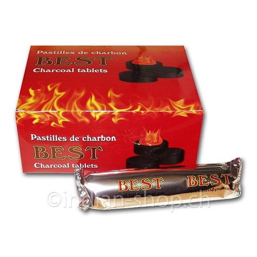 Charcoal Tablets for Fumigations and Hookah 3.3 cm