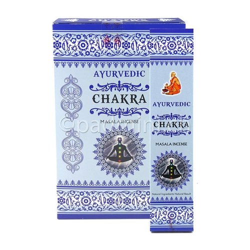 A. S. Agarbathi Works Ayurvedic Chakra Incense 15 Sticks