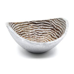 Metal Smudge Bowl Silver Color