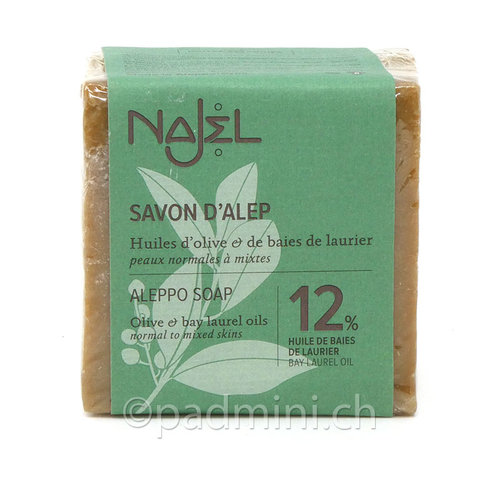 Najel Savon d'Alep Najel 12% de Laurier