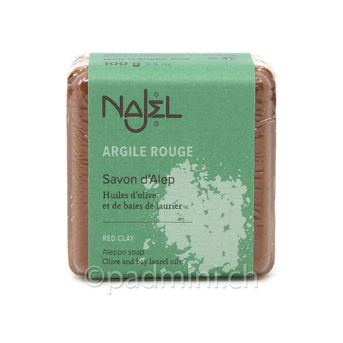 Najel Najel Aleppo Soap with Red Soil 100g