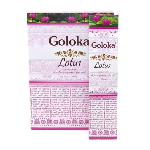 Goloka Lotus Räucherstäbchen 15g