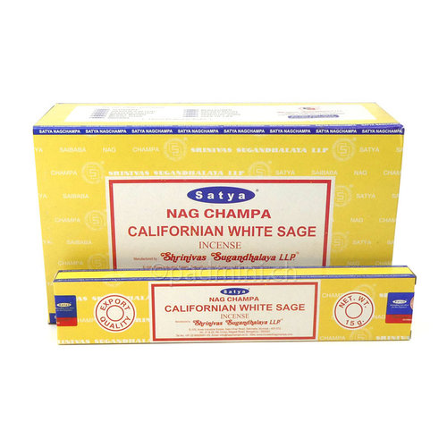 Shrinivas Sugandhalaya Satya Californian White Sage 15g