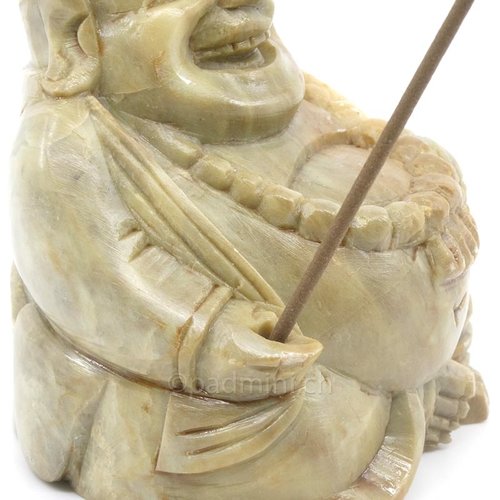 Lucky Buddha Stone Holder 8 cm