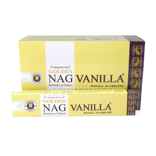 Vijayshree Golden Nag Vanilla Incense 15g