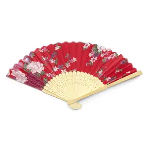 Eventail Style Japonais Motifs Floraux