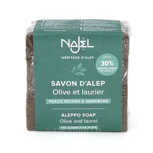 Najel Aleppo Seife mit 30% Lorbeeröl