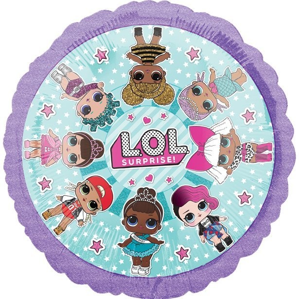 Folie Ballon 'L.O.L. Surprise!' Kinderfeestje - Ø45cm - 1 stuks