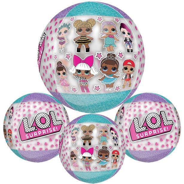 ORBZ Folie Ballon 'L.O.L. Surprise!' Kinderfeestje - Ø86cm - 1 stuks