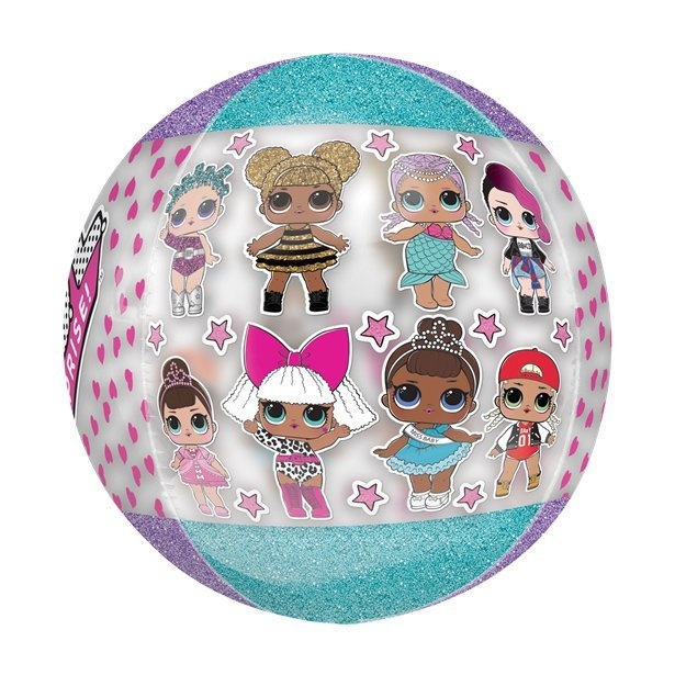 ORBZ Folie Ballon 'L.O.L. Surprise!' Kinderfeestje - Ø86cm - 1 stuks