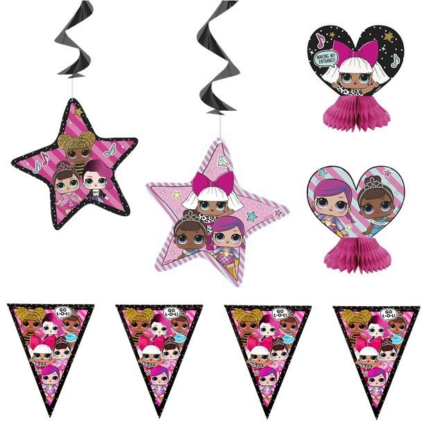 Feest Decoratie 'L.O.L. Surprise!' - Kinderfeestje - 1 Set (7 stuks)