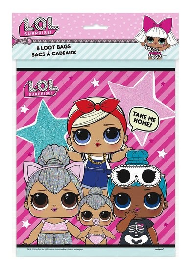 Uitdeelzakjes 'L.O.L. Surprise!' - Kinderfeestje - 8 stuks