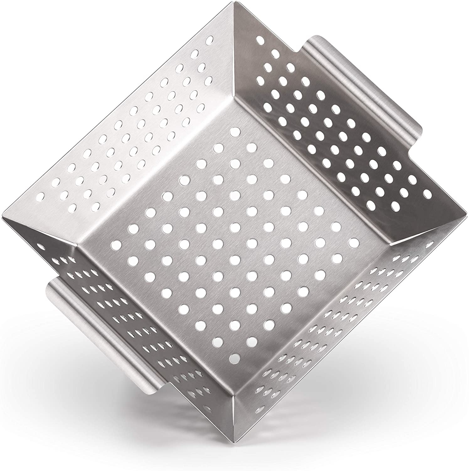 BBQ grillmand RVS groot 35 x 30,5 x 6 cm