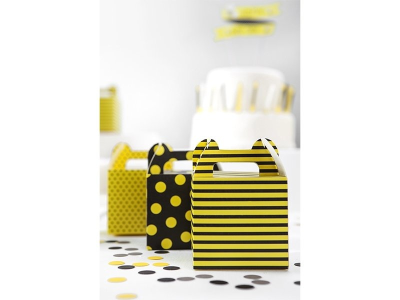 Bedankdoosjes - Bee - Bijen kinderfeestje - 6 stuks