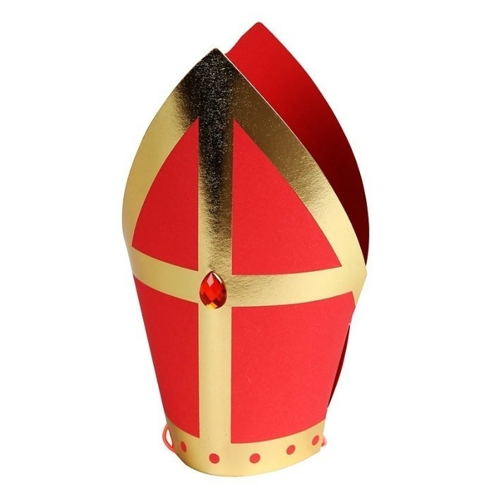 Feesthoedjes - Mijter - Sinterklaasfeestje - 8 stuks